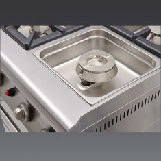 Detail of cooker with cast